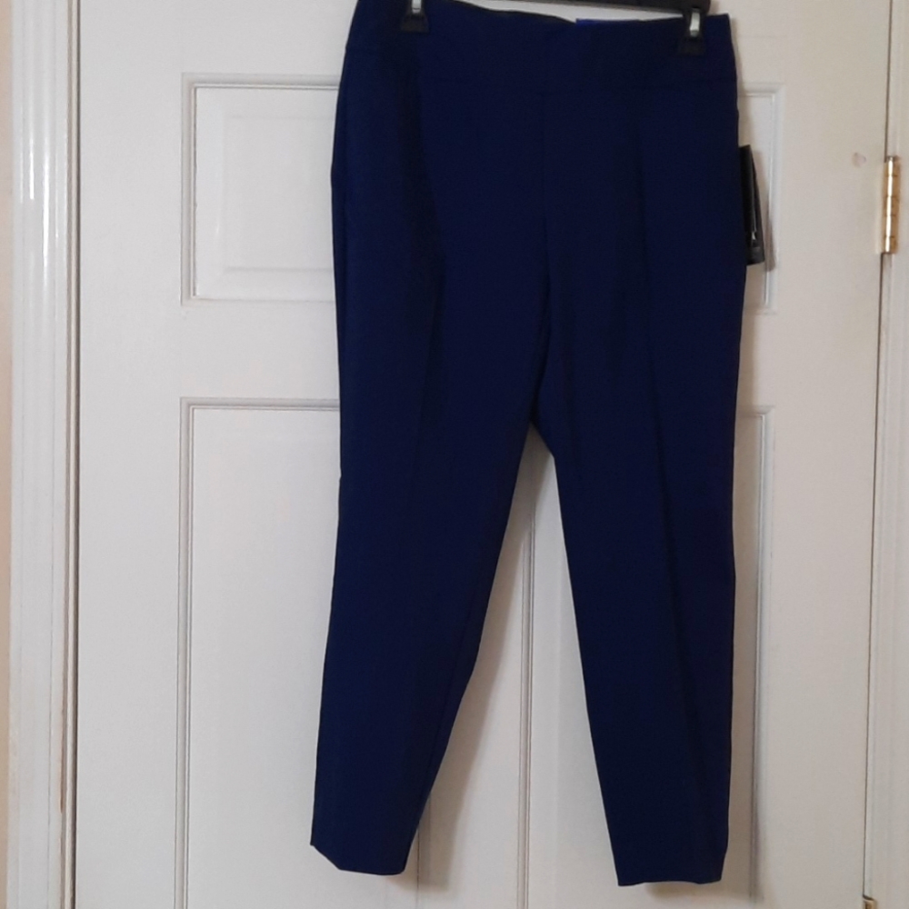 NWT INVESTMENTS BLUE DEPTHS ANKLE PANTS SZ 4P